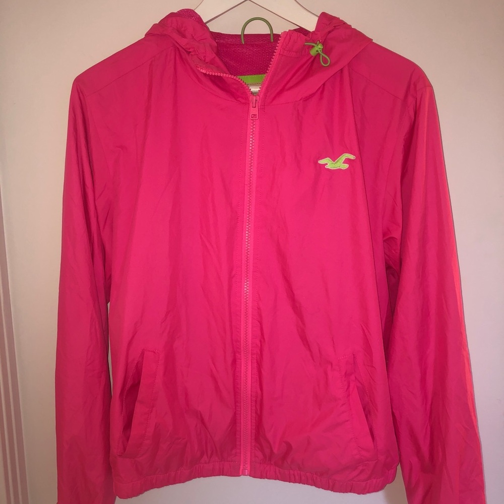 Pink windbreaker